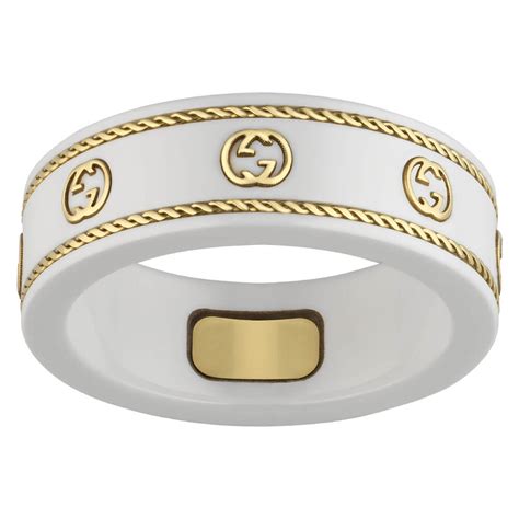 gucci icon ring|gucci textured icon ring.